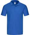 SS229 630500 Fruit of the Loom Original Piqué Polo Shirt Royal Blue colour image